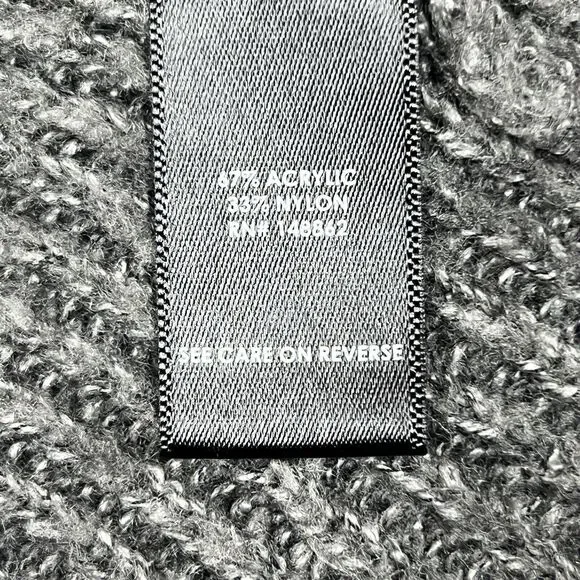 Torrid Open Front Cardigan Sweater Women Size 5 Gray Long Length Knit Boho Chic - Picture 7 of 12